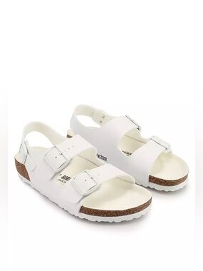 BIRKENSTOCK Milano Triples White Birko-flor NWT